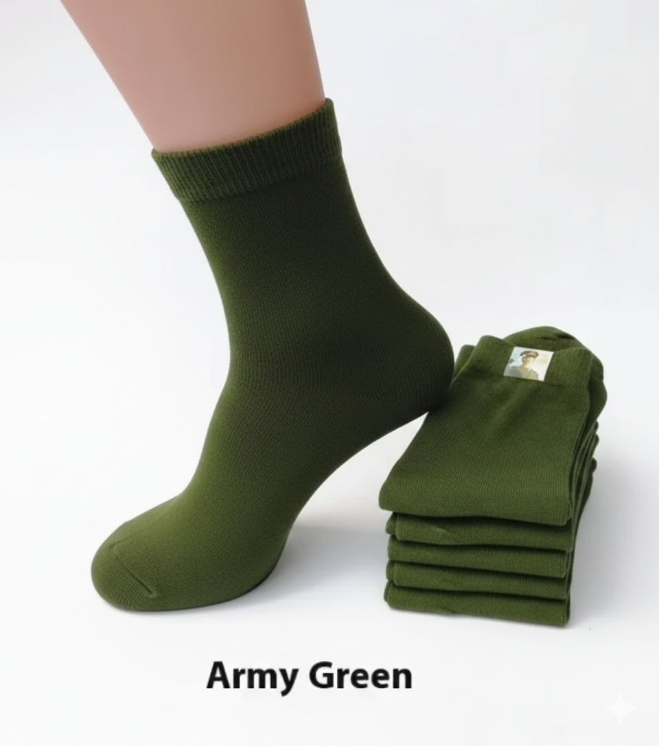 Tactical-Style Camouflage Cotton Socks