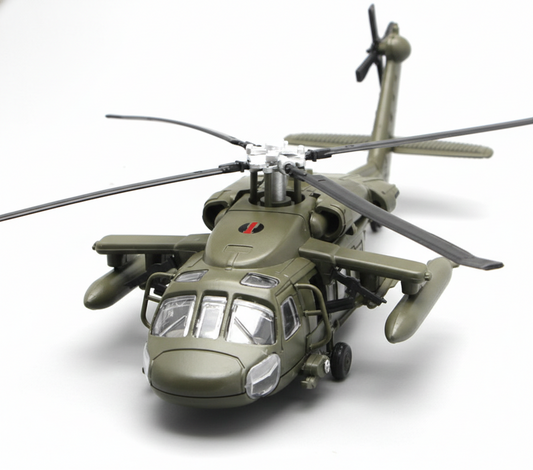 Die-Cast Collectible Military Helicopter Model