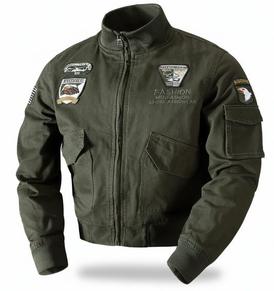 Men’s Utility Bomber Jacket – Air Force Style